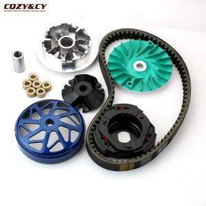 [호환품]Yamaha Nvx155 Aerox155 Nvx Nmax 155cc 스쿠터 엔진 4T 용 벨 및 벨트 레이싱 클러치 풀리 Assy