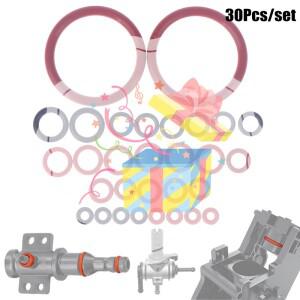 30Pcs O-링 씰 키트 Saeco 커피 머신 용 실리콘 가스켓 양조 그룹 스파우트 커넥터 씰링 링 액세서리
