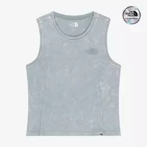 노스페이스 NT7VS31L 화이트라벨 여성 오버엣지 슬리브리스 BLUE GRAY 204274