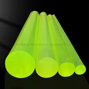 고체 폴리우레탄 막대/소  탄성 고무/PU 고무 라운드 바/자기 방어 막대 Dia2-85mm L300/500/700/1000