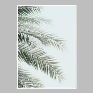 슬림 인테리어액자 Blue Palms A2사이즈 그림액자 거실액자