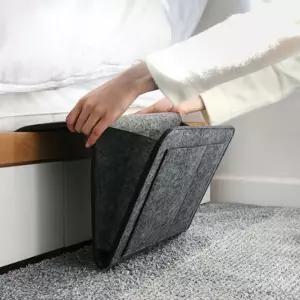 사이드 수납포켓 차콜 틈새고정 침대포켓