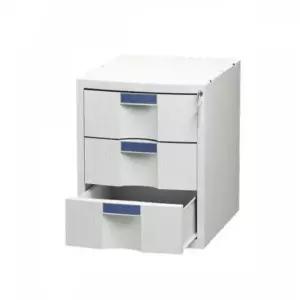 멀티 DP93LT34 서류함 3단 데스크용품 종이보관함 문서홀더 파일홀더