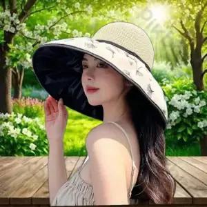 와이드 챙 버킷햇 햇빛차단 나들이 비치 모자
