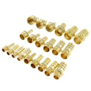 황동 파이프 피팅 4mm 6mm 8mm 10mm 호스 바브 테일 1/8 1/4 1/2 3/8 BSP 수 커넥터 조인트 구리 커플러 어