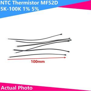 10PCS NTC 서미스터 MF52D 5K 10K 20K 30K 온도 센서 B3950 1% L100MM