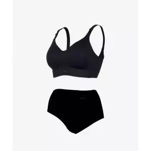 PUMA BODYWEAR 코어라인 브라팬티 블랙 끈형