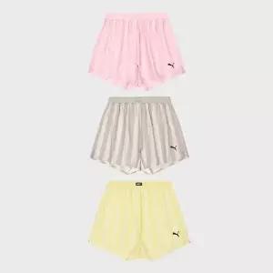 PUMA BODYWEAR [3PACK]코튼 우먼스 트렁크