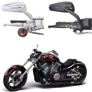 [호환품]바이크 오토바이 후면보기 미러 Sportster Iron 883 Street Glide Rider 용 Harley Davidson 사이