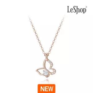 [르샵주얼리] 14K 미네아 나비 목걸이(GoldPlated)_LJ6068BRN