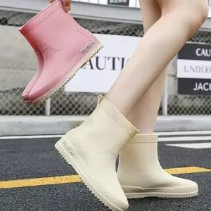 예쁜 레인부츠 장마철 패션 장화 비올때 고무신발 패션장화