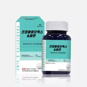 웨이팜 프로바이오틱스 아연 500mg x 60캡슐