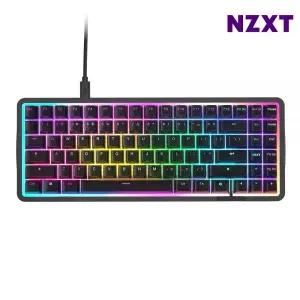 NZXT 유선 텐키리스 키보드 미니 TKL 게이밍 타이핑 블랙 MNS