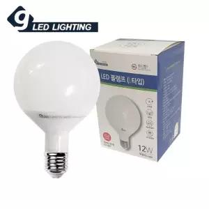 [룽스_63]건식12W 볼램프 LED L타입 컨버터 LED전구