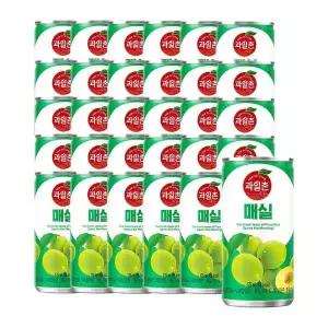 과일촌 매실 주스 캔음료 드링크 175ml 30 캔 GST MNS