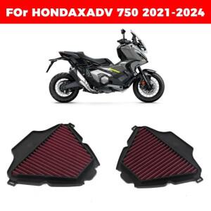 [호환품]혼다 호환 XADV 750 XADV750  Accesorios 고유량 에어 필터 흡기 클리너 교체 요소