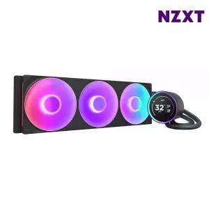 NZXT 컴퓨터냉각 RGB 수냉쿨러 게임용 KRAKEN ELITE V2 420 블랙 MNS