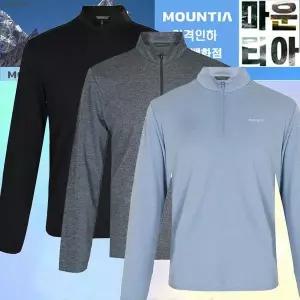 [하프클럽/마운티아]25년 남성 기능성 집업 로익티셔츠Z5