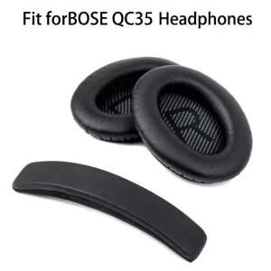 보스 호환 QuietComfort QC 2 15 25 35 헤드셋 이어 쿠션 QC35 액세서리 용 교체 패드 밴드