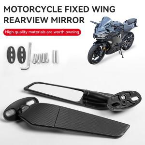 바이크 오토바이 사이드 미러 수정 된 바람 조정 가능 회전 액세서리 Yamaha R1 R3 R6 Honda 호환 Suzuki