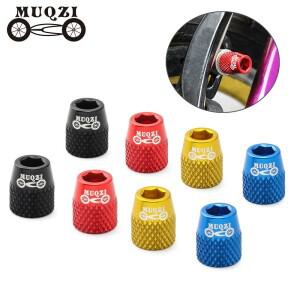 MUQZI 2/4PCS M6 브레이크 슈즈 나사 패드 볼트 MTB 도로 자전거 V 블록 알루미늄 스틸 고정 너트