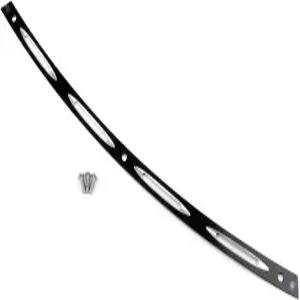 1996-2013 일렉트라 스트리트 트라이 글라이드 FLHTC용 아투다텍 블랙 CNC 컷 윈드실드 트림