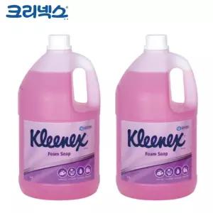 크리넥스 핸드워시 폼 솝 로즈라일락향 4L x 2개손세정제 물비누 거품형