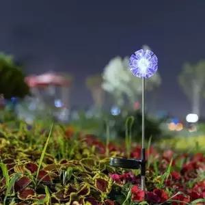 [룽스_63]LED 정원등 꽃잎형 태양광문주등 야외조명 600mAh