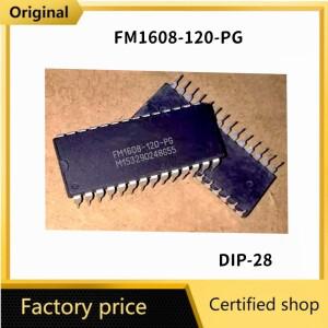 5개/몫  원본 FM1608-120-PG FM1608 DIP28 메모리 IC 칩