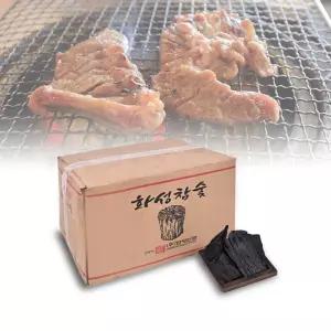 원형숯 캠핑 업소용 구이 화로 바베큐 제습용 숯불 참숯