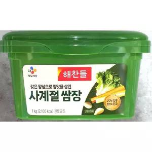 사계절쌈장 ( 1K) X12 맛있는 양념 고기 즉석 가정용 식당 업소 가게 요리용