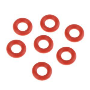 (YOUU06)10Pcs O-링 식품 등급 실리콘 커피 머신 압력 튜브 O 씰링 와셔 레드 VMQ 수리 박스 키트