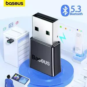 Baseus BA07 USB 블루투스 5.3 동글 어댑터 PC 스피커 무선 마우스 키보드 음악 오디오 수신기 송신기 블루