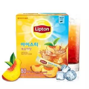 [립톤] 아이스티 복숭아맛, 14g, 80개입