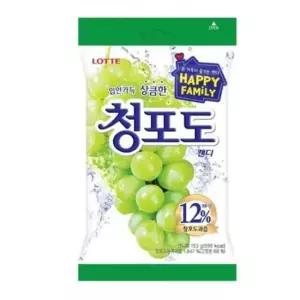 부품 롯데 2500 청포도캔디 박스(20개입) 153g