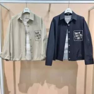 라티움 Destijl HC34 국내생산점선포켓밑단시보리셔츠형점퍼 D2613jk18 47360035