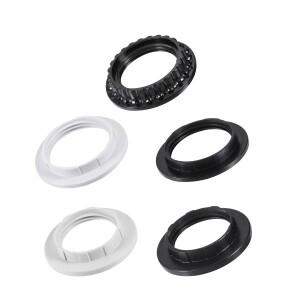 8-16Pcs E14 E26/E27 전등 갓 칼라 링 스레드 촛대베이스 리테이너 잠금 라이트 쉐이드 소켓 감소 전구 홀