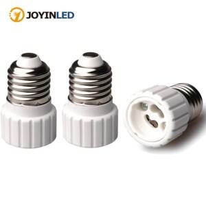 E27 GU10/E14로 변환하는 LED 콘 전구 램프 베이스 홀더 컨버터 소켓 어댑터 GU10 E27/G9/E14로 조명