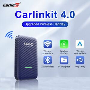 CarlinKit 4.0 카플레이 무선 어댑터 안드로이드 자동 동글 플레이 미니 박스 벤츠 호환 아우디 호환 마즈