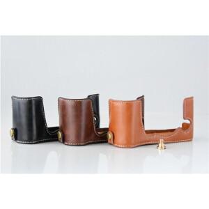Fujifilm X-A7 XA5 XA3 미러리스 범용 하프 케이스 베이스와 호환되는  카메라 가방 가죽