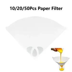 10/20/50Pcs 사진 경화 3D 프린터 액세서리 종이 필터 SLA DLP UV 수지 두꺼운 깔때기 100 메쉬 일회용