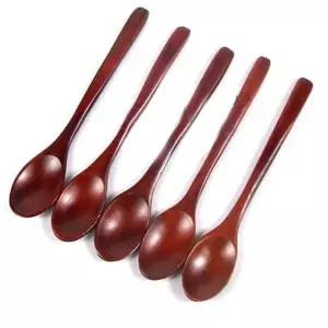 업소 및 가정용 옻칠 티스푼 5P 빈티지스푼 커피스픈