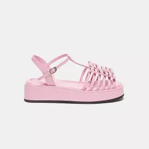 국내 정품 슈콤마보니 Multi-strap platform sandals(pink) DG2AM26039PIK