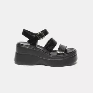 국내 정품 슈콤마보니 Punching platform sandal(black) DG2AM26030BLK