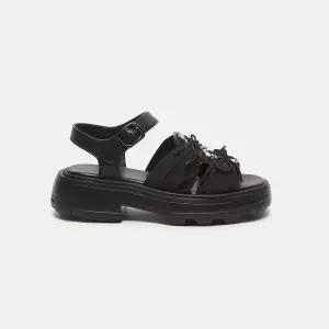 국내 정품 슈콤마보니 Dewy platform sandal(black) DG2AM26006BLK