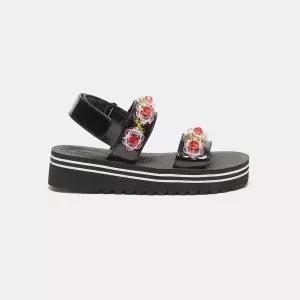 국내 정품 슈콤마보니 Posy platform sandals(black) DG2AM26012BLK