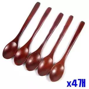 업소 및 가정용 옻칠 티스푼 5P x4개