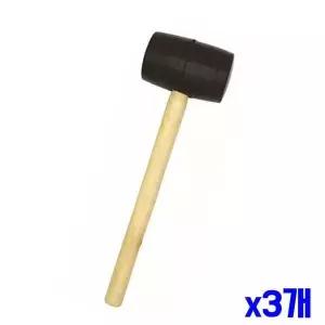[골드스마일]나무그립 고무헤드 망치 x3개