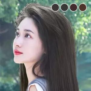 [룽스_64]헤어피스 브릿지 붙임머리 가발 똑딱이 부분 60cm