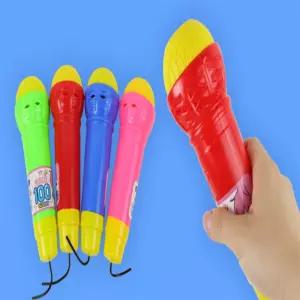 한스밀 다목적 어린이 장기자랑 재롱잔치 에코 마이크 완구 노래연습비품